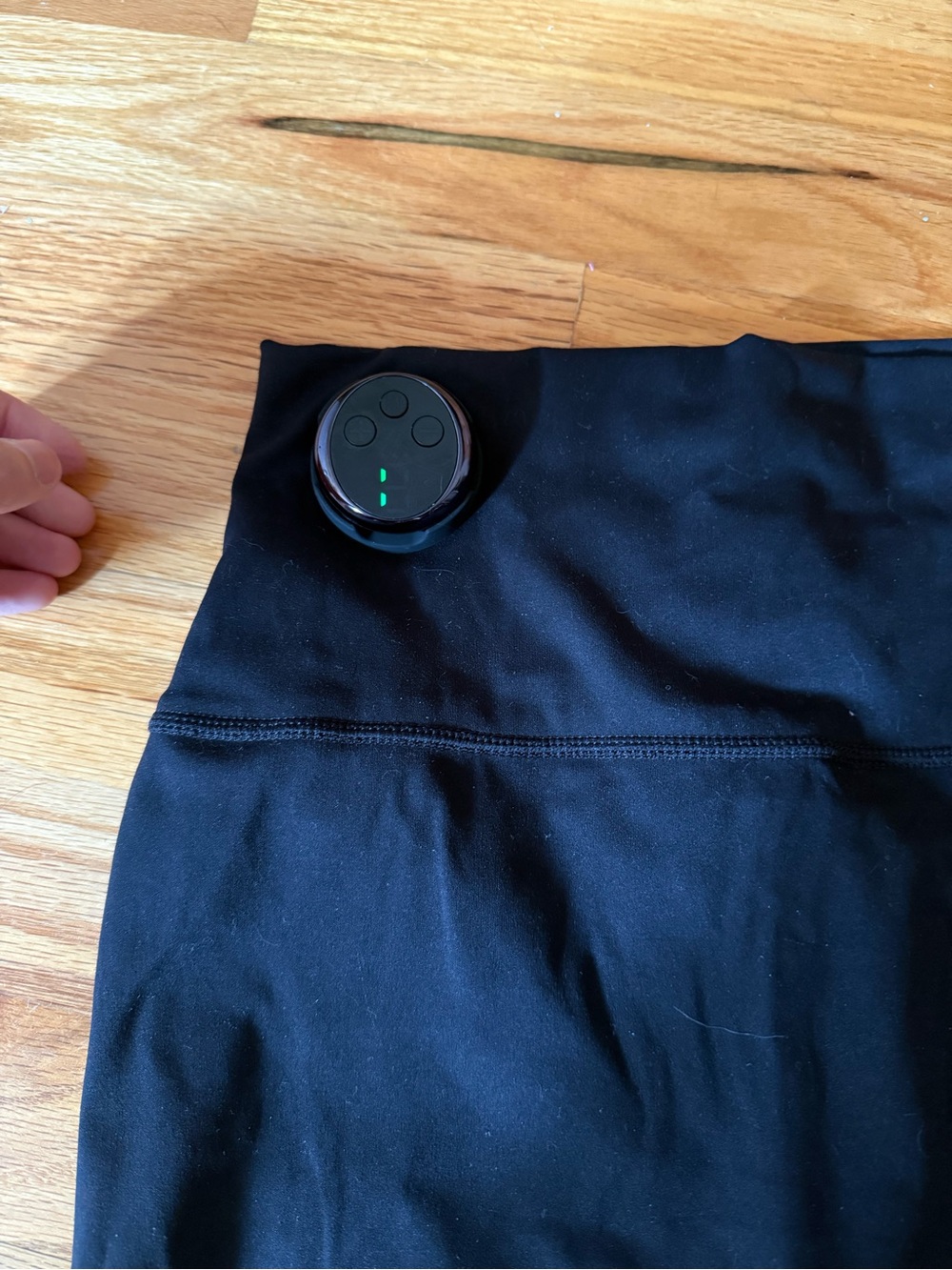 EMS High-Waist Black Shorts - Picture 3 of 4